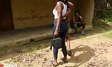 The day I met my local boyfriend doing a local job and took him to an uncompleted building