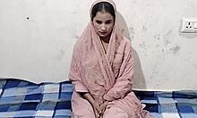 Desi girlfriend fucks hard in bathroom 😈