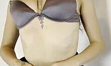 Briseida Myers Rims in Stockings, Teasing with Her Kinky Moves.