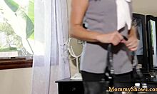 Busty Milf Dildoing Horny Stepdaughters