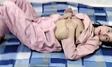 Desi girlfriend fucks hard in bathroom 😈