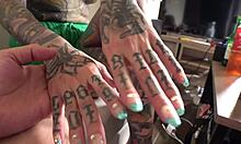 Tattooed Rin Dreams Of Sex Work Gets Horny Seeing Naked Body Sucks Nipples And Neck In Deep Kiss Licks Erect Dick