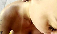 monika fox gives a blowjob, rims, and gets a golden shower in the pool against the sunset, all free and wild.