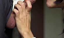 blowjob cumshot and oral creampie compilation - veronika charm