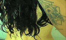 stepbrother watches me showering and fucks my hairy pussy hard