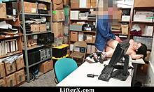 Guard Interrogates Teen In Office Setting