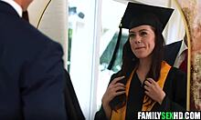 cuckold stepmom watches as stepdad pounds her stepdaughter's tight pussy