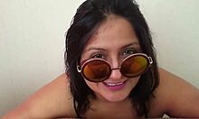 bbw showcases super tongue and super squirt