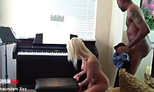 piano teacher wants to fuck and suck her black student