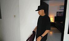 The furious stepmother punishes her bold stepson with rough sex and total domination