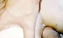 Skinny mature milf gets intense assfucking in pov close-up with her big ass and natural tits