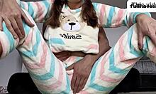 stepdad gropes teen's small tits and pussy roughly