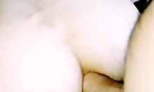 Skinny mature milf gets intense assfucking in pov close-up with her big ass and natural tits