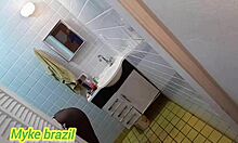 fernanda chocolate and ebony girl start sex in kitchen then anal in bedroom