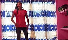 Hanif and Popy feel horny after passionate fuck and dance