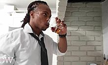 Teeny maid seduces black bull