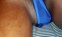 Heading to bed in blue lingerie, ready to touch myself a bit.