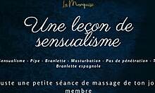 une le�on de sensualisme - french audio solo gentle handjob praises.