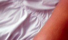 oiled massage on ebony wife's big ass