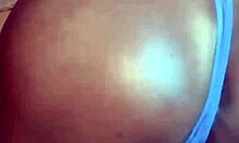 Heading to bed in blue lingerie, ready to touch myself a bit.