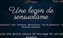 une le�on de sensualisme - french audio solo gentle handjob praises.