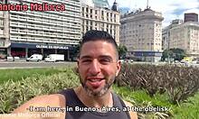 Argentinian fitness babe picked up intensely