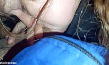 Amateur video of friend performing blowjob in car