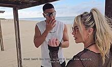 passionate outdoor sex with beach stranger max and tatiana