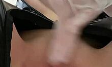 Babe In Latex Plays With Her Wet Slit