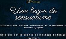 une le�on de sensualisme - french audio solo gentle handjob praises.