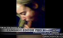 submissive amateur slut sucking fat cock pov 😈