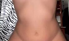 My lover fills my tits with semen!