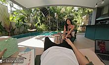 vrb trans brazilian shemale model gets anally fucked in first interview