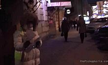 euro teen gets doubled in naughty group action