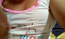 puta latina wakes up with wet panties smelling of pussy and gets horny to masturbate