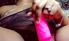 Casual webcam session showing shaved pussy and anal with friend