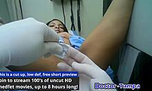 Dr. Tampa conducts Solana's first gynecological exam