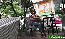 fresh & fun teen 18+ day lay sucks monster cock