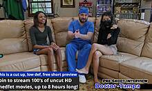 Dr. Tampa conducts Solana's first gynecological exam