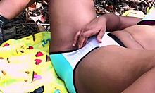 masturbating alone in the wilderness feels so exciting 😍