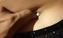 I relax with her belly button during a massage