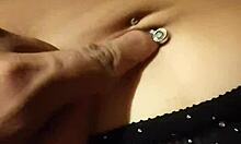 I relax with her belly button during a massage