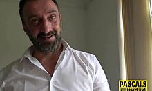 overwhelmed by throating as fetish milf submissive