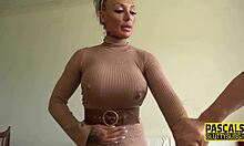 overwhelmed by throating as fetish milf submissive