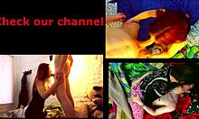 cute teen swallows big cock cum