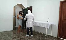 Cheating whore GETS FUCKED by her doctor in the hospital