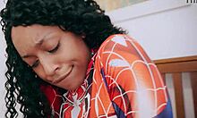 wolverine comes with deadpool and spiderman and they swallow the milk in a fun costume play