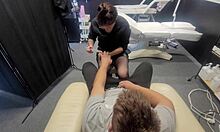 Manicurist prefers sucking my dick over giving a manicure in dorm