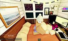 Girlfriend Strips After Breakfast For Intense Fuck