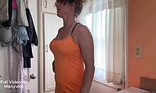 Fuck laundry chores, just bend over and fuck your stepmom rough in taboo doggystyle.